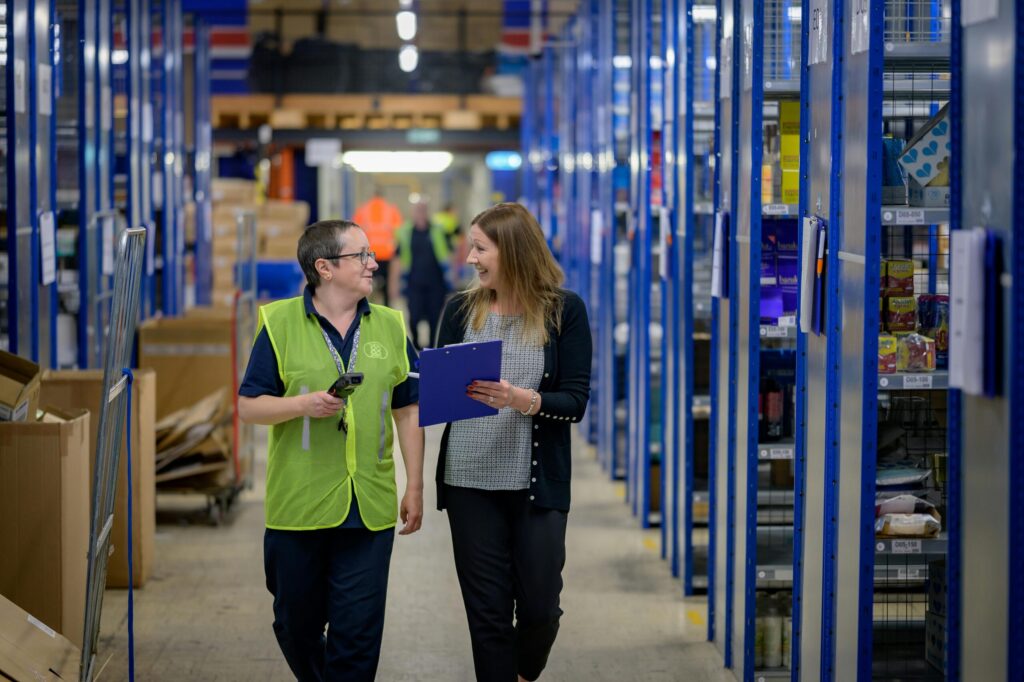 Industrial warehouse racking and shelving cleaning in Dublin by specialist commercial cleaners