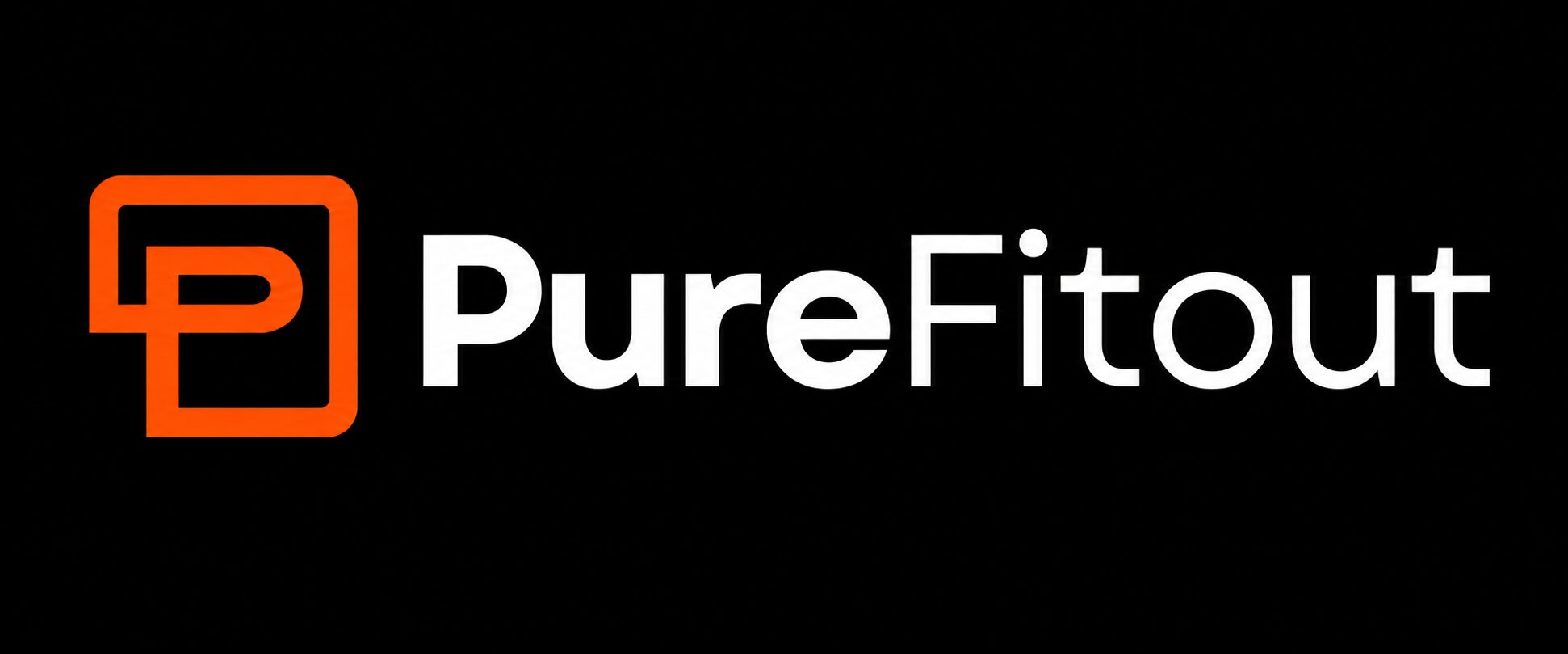 PureFitout logo — trusted fit out contractor partner of Hexaclean Solutions Dublin