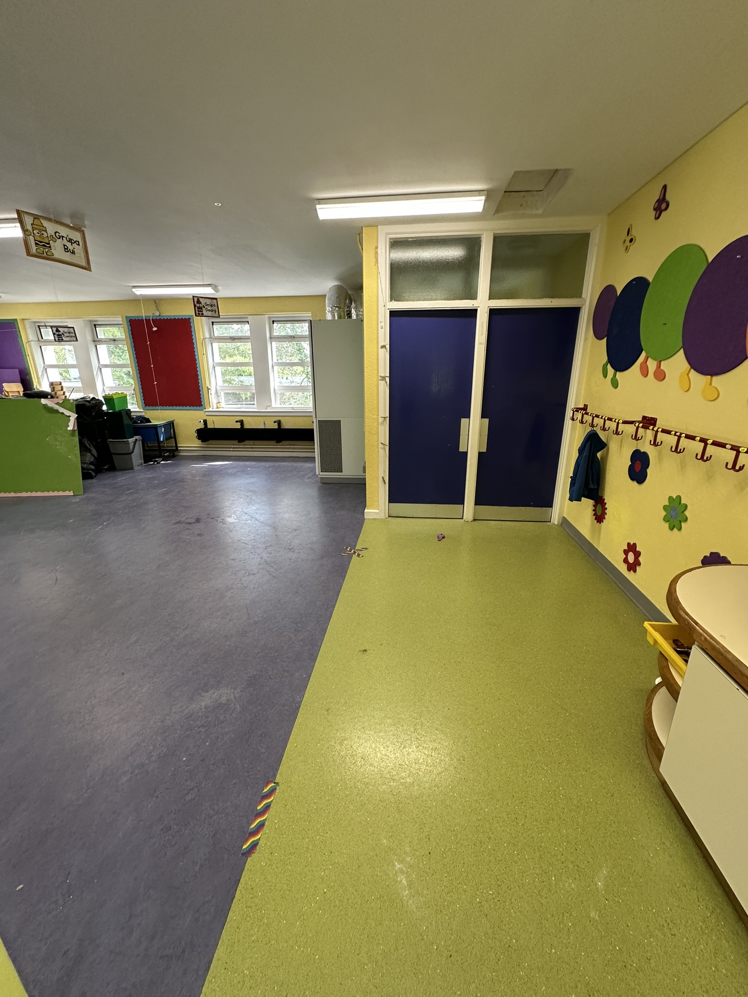Classroom and school toilets deep cleaned to a high standard after construction
