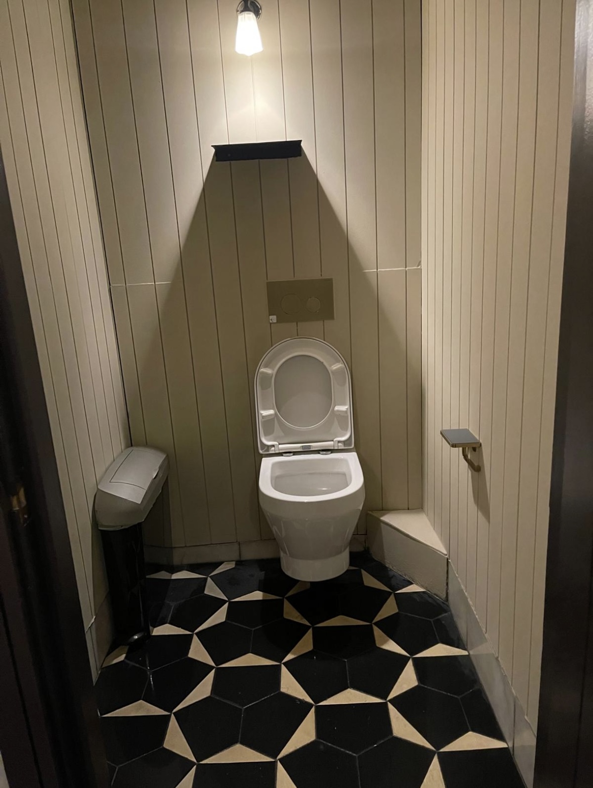 Restaurant bathroom cleaned after builders clean Sophie's Rooftop Dean Hotel Dublin